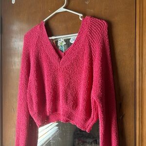 Alterd state pink sweater